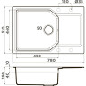 Мойка OMOIKIRI YONAKA 78-LB-GR Artgranit/leningrad grey 4993339