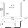 Мойка OMOIKIRI YAMAKAWA 55 INTEGRA-DO Artceramic/deep ocean 4997261
