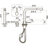Смеситель OMOIKIRI NARA-S-GB латунь/графит 4994371